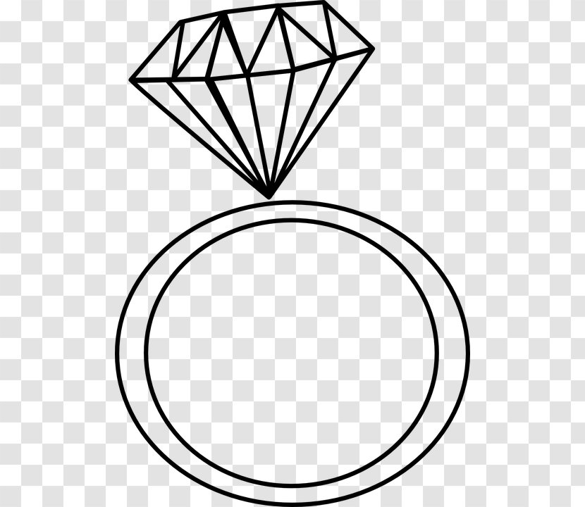 Engagement Ring Wedding Clip Art - White - CARO Transparent PNG