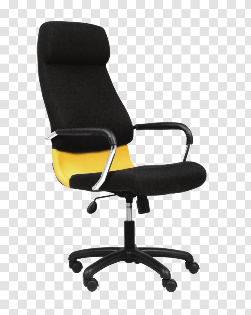 Office & Desk Chairs Table Furniture - Black - Chair Transparent PNG