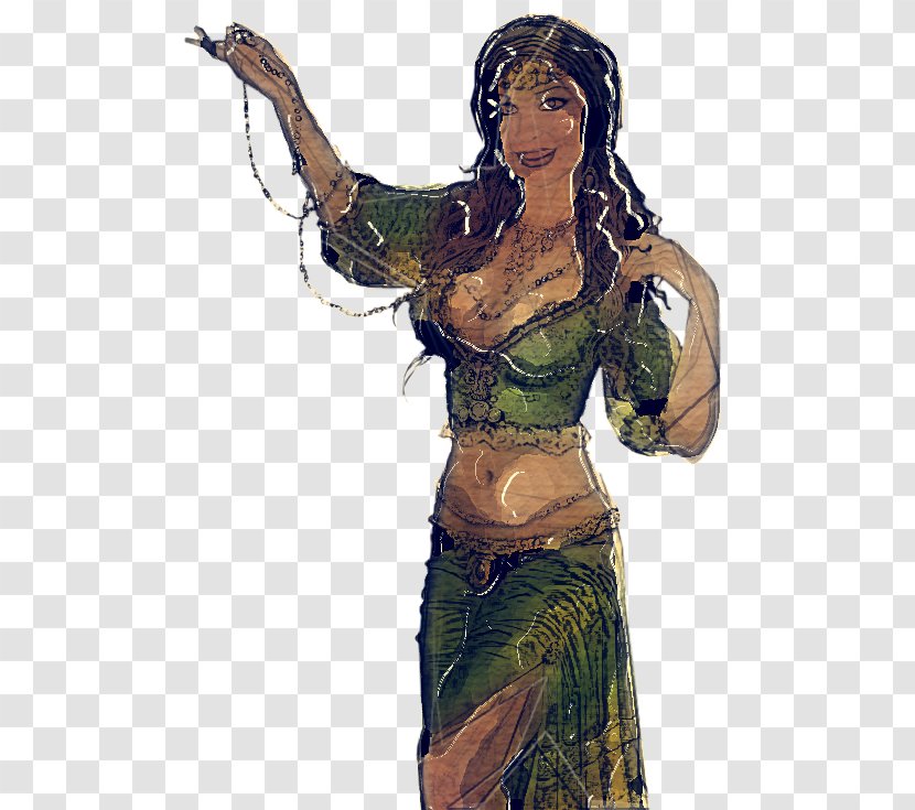 Dance Belly Performing Arts Costume Design Fictional Character - Hula Transparent PNG