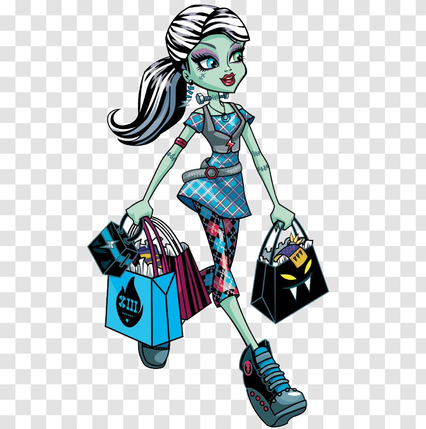 Frankie Stein Frankenstein's Monster High Doll - Fashion Design Transparent PNG