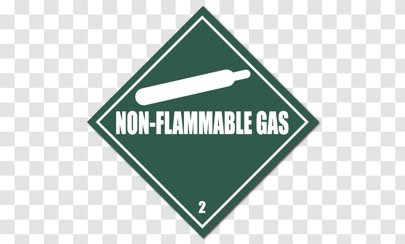 Dangerous Goods HAZMAT Class 2 Gases Label Combustibility And Flammability - Logo - Explosive Stickers Transparent PNG