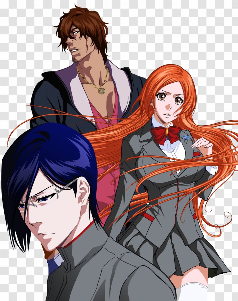 Orihime Inoue Uryū Ishida Yasutora Sado Rukia Kuchiki Ichigo Kurosaki - Heart Transparent PNG