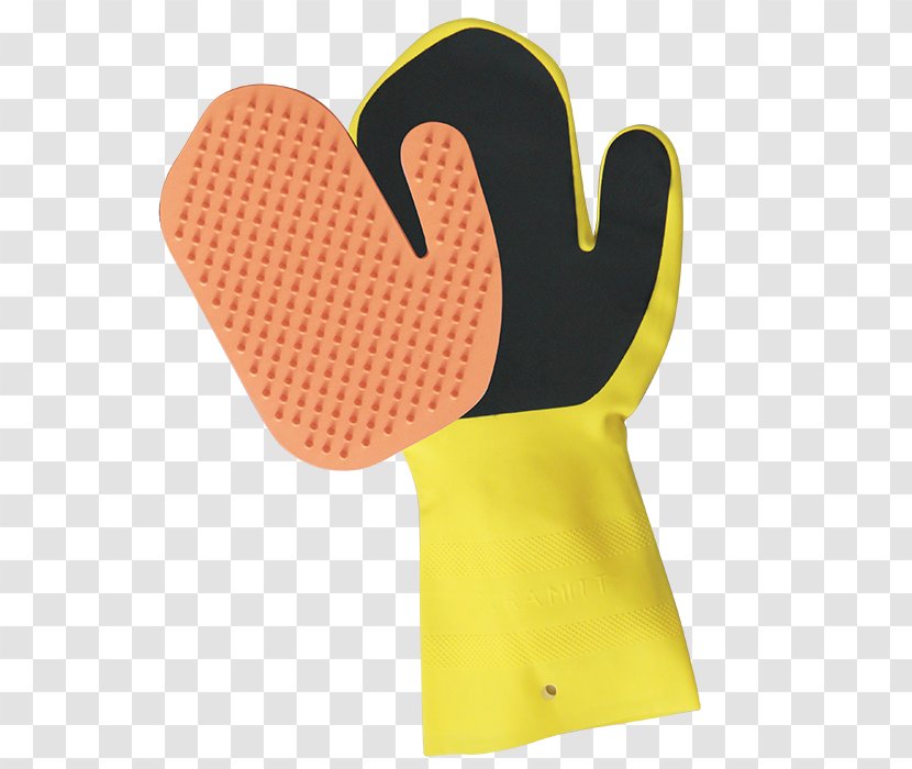 Glove Velcro - Yellow - Medium Is The Massage An Inventory Of Effects Transparent PNG