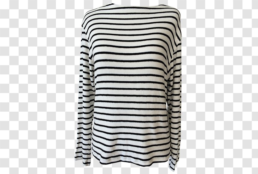 Cardigan T-shirt Sleeve Dress - Shirt - Women's European Border Stripe Transparent PNG
