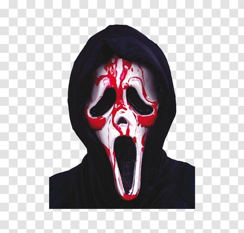 Ghostface Mask Halloween Costume Party Transparent PNG