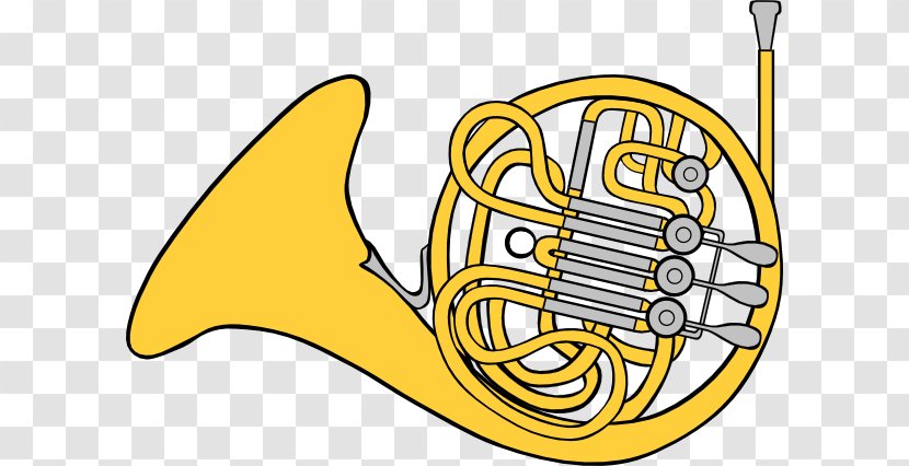 French Horns Drawing Clip Art - Area - Cliparts Transparent PNG