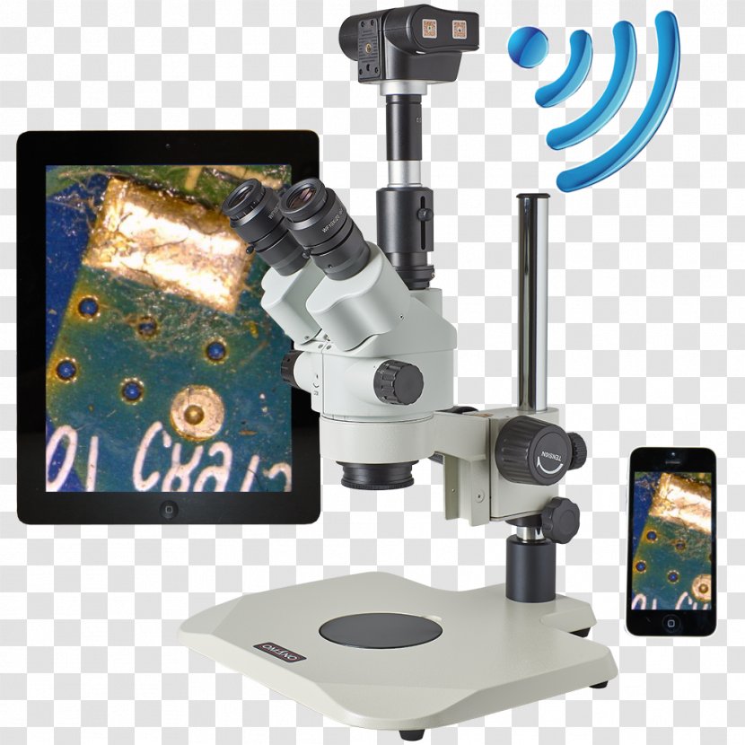 OM99-V3 6.5X-45X Zoom Stereo Microscope Video Omano Om2300sv3 7.5x45x Binocular Inspection Microscop - Usb Recommend Transparent PNG