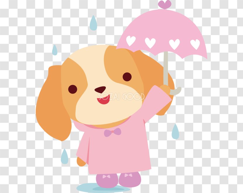 Puppy Cavalier King Charles Spaniel Rain Clip Art - Heart Transparent PNG
