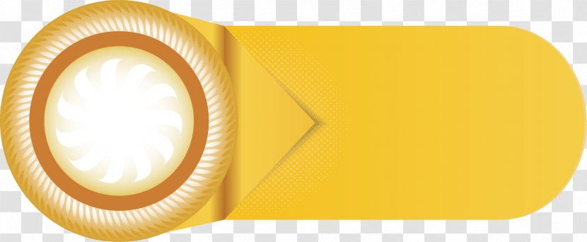 Yellow Font - Orange - Click Button Transparent PNG