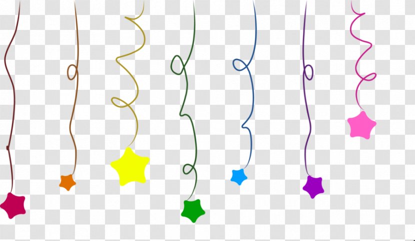 English Graphic Design Clip Art - Language - Rainbow Stars Transparent PNG