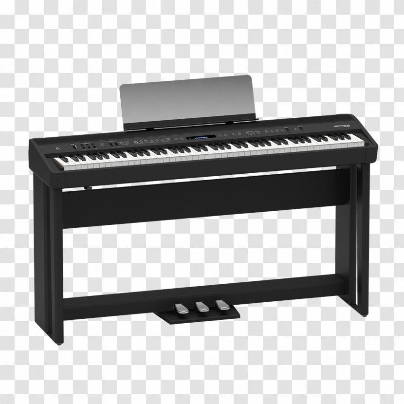Roland FP-90 Digital Piano Keyboard Corporation - Watercolor Transparent PNG