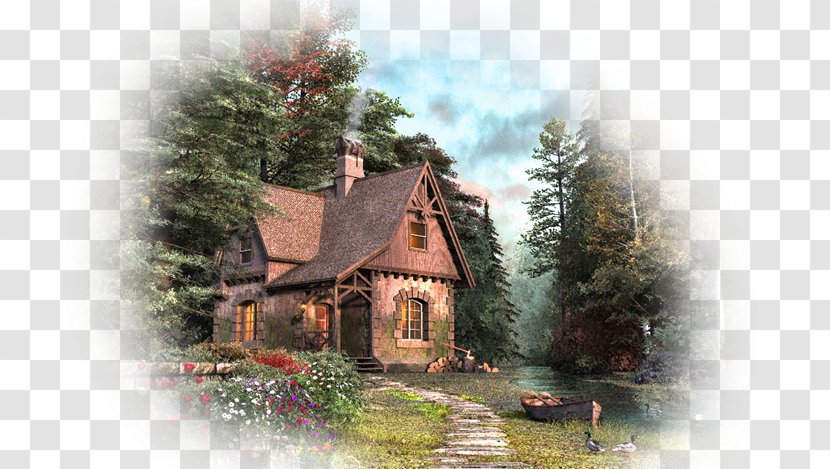 Landscape Painting House Blog Cottage Transparent PNG