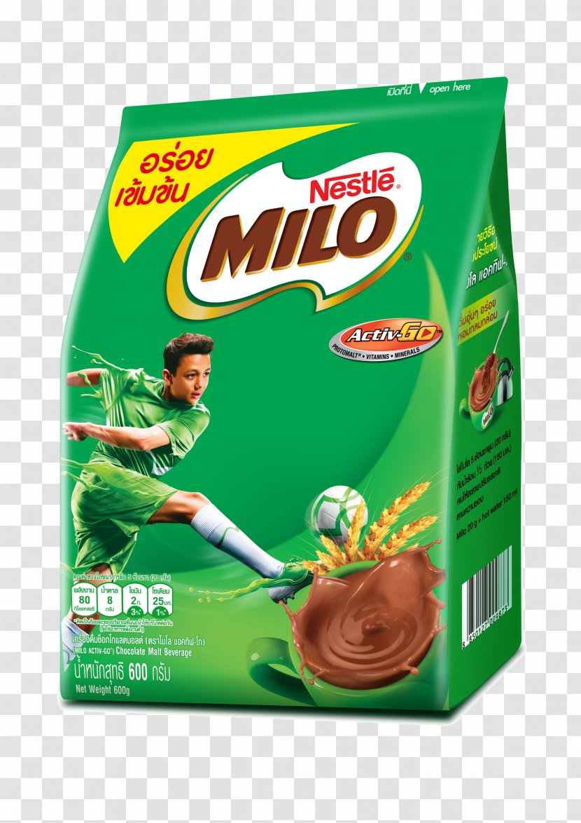 Milo Malted Milk Chocolate Drink - Cocoa Solids Transparent PNG
