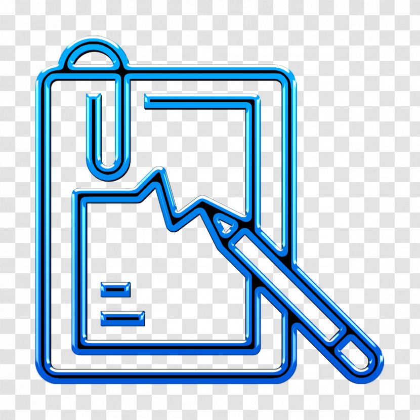 Medical History Icon Healthcare And Report - Symbol - Electric Blue Transparent PNG