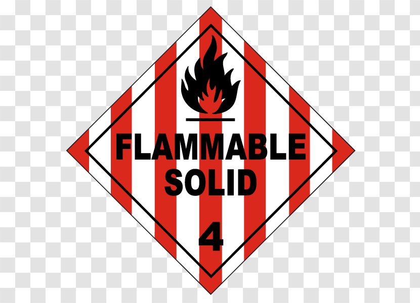 Dangerous Goods Placard Combustibility And Flammability Flammable Liquid Label - Hazard - Classification Transparent PNG