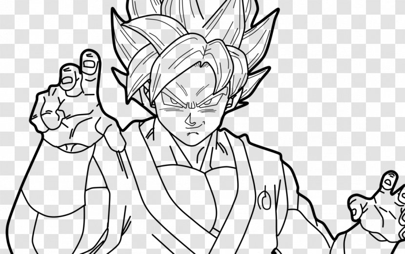 Goku Vegeta Gogeta Super Saiyan Drawing - God Transparent PNG