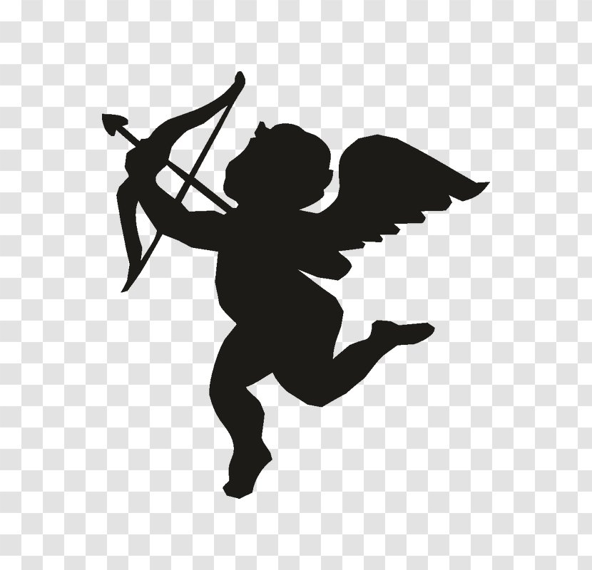 Valentines Day Background - Cupid And Psyche - Athletic Dance Move Logo Transparent PNG