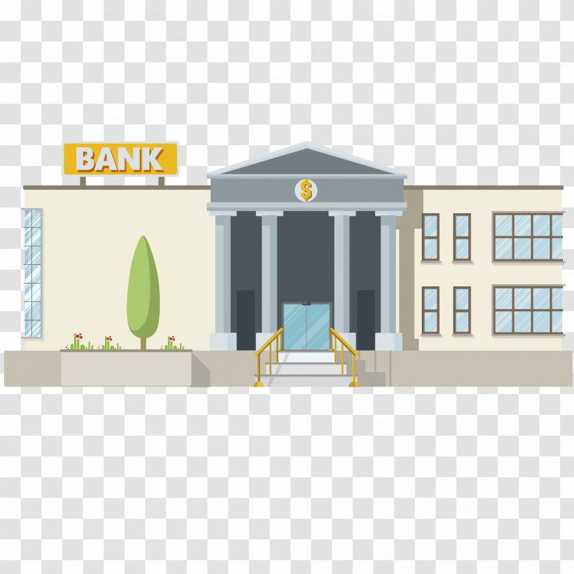 Animation Bank Finance Illustration - Games - Flat Transparent PNG