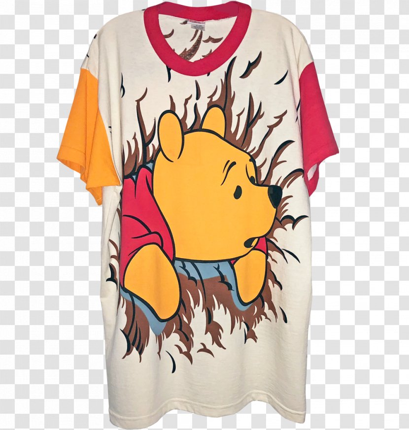 T-shirt Winnie-the-Pooh Sleeve Clothing - Flower Transparent PNG