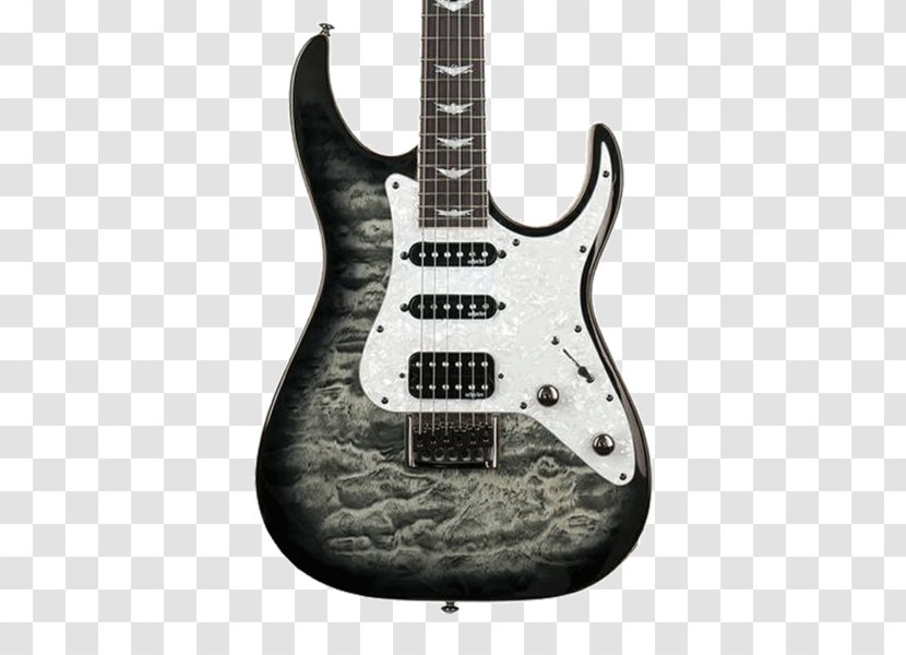 Electric Guitar Bass Schecter Research Solid Body - Sevenstring Transparent PNG