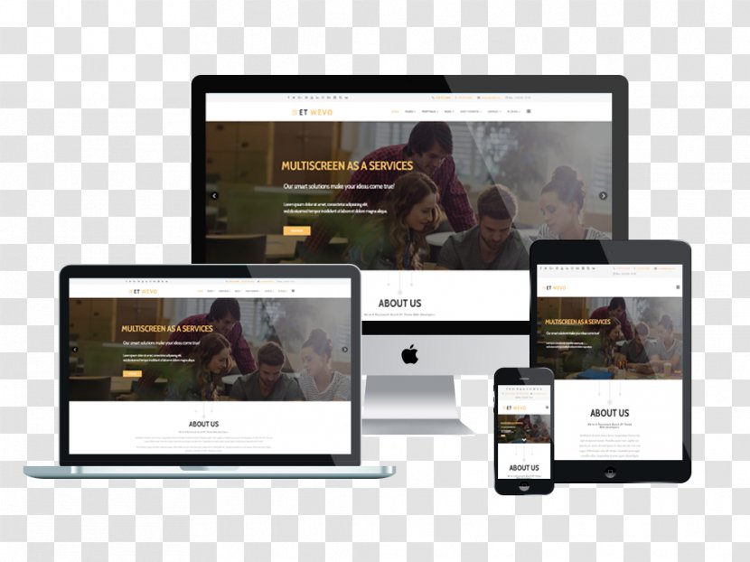 Responsive Web Design WordPress Template Theme Blog - Multimedia Transparent PNG