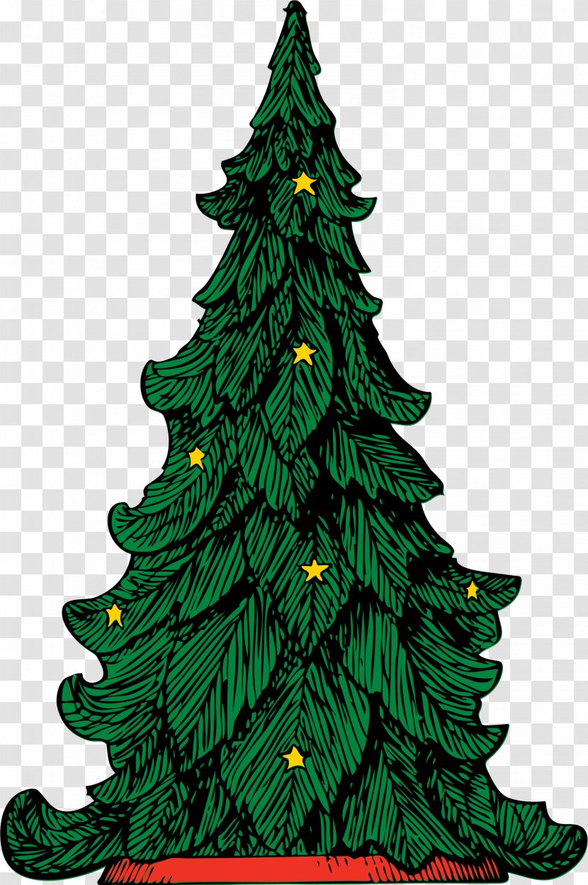 Christmas Tree Clip Art - Conifer Transparent PNG