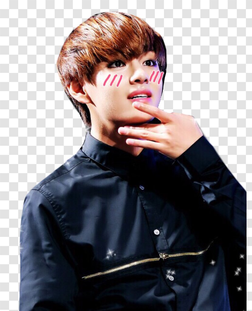 Kim Taehyung BTS Best Of Me Wings I NEED U - Brown Hair - Used Transparent PNG