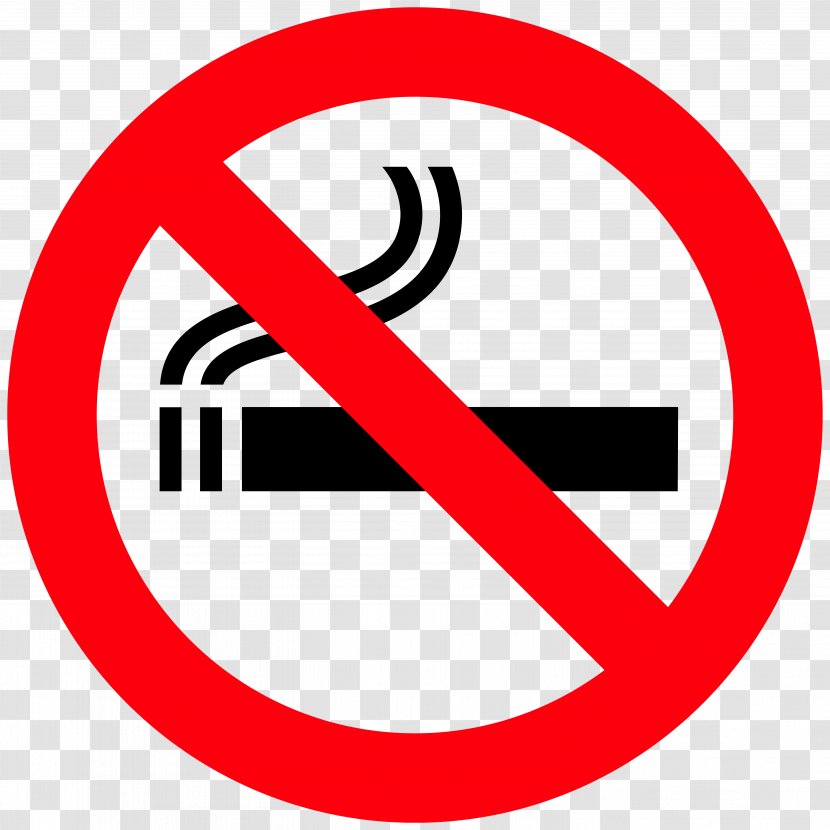 Smoking Ban Sign Clip Art - Signage - No Cliparts Transparent PNG
