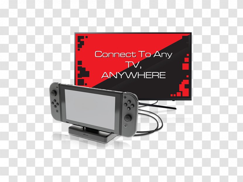 Nintendo Switch Super Entertainment System Nyko Dock USB-C - Tv Station Transparent PNG