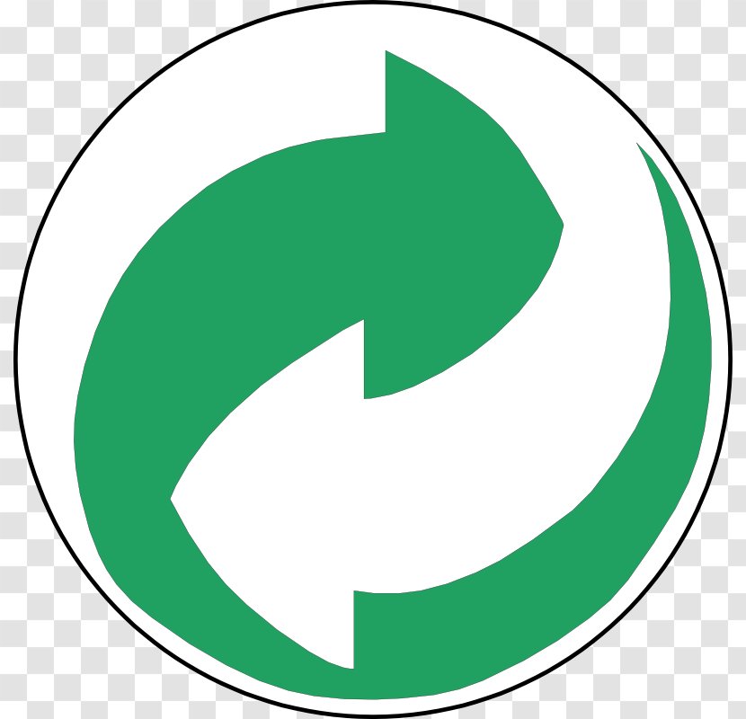 Plastic Bag Recycling Symbol Clip Art - Recyling Transparent PNG