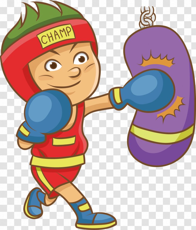 Boxing Glove - Motion - Vector Boys Transparent PNG
