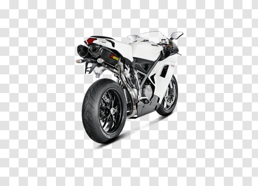 Exhaust System Tire Akrapovič Motorcycle Ducati 848 - Spoke Transparent PNG