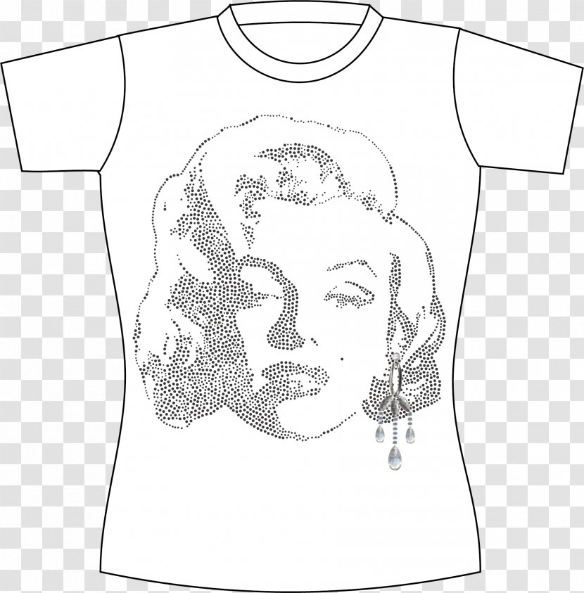 T-shirt Illustration - Flower - Vector On Marilyn Monroe Transparent PNG