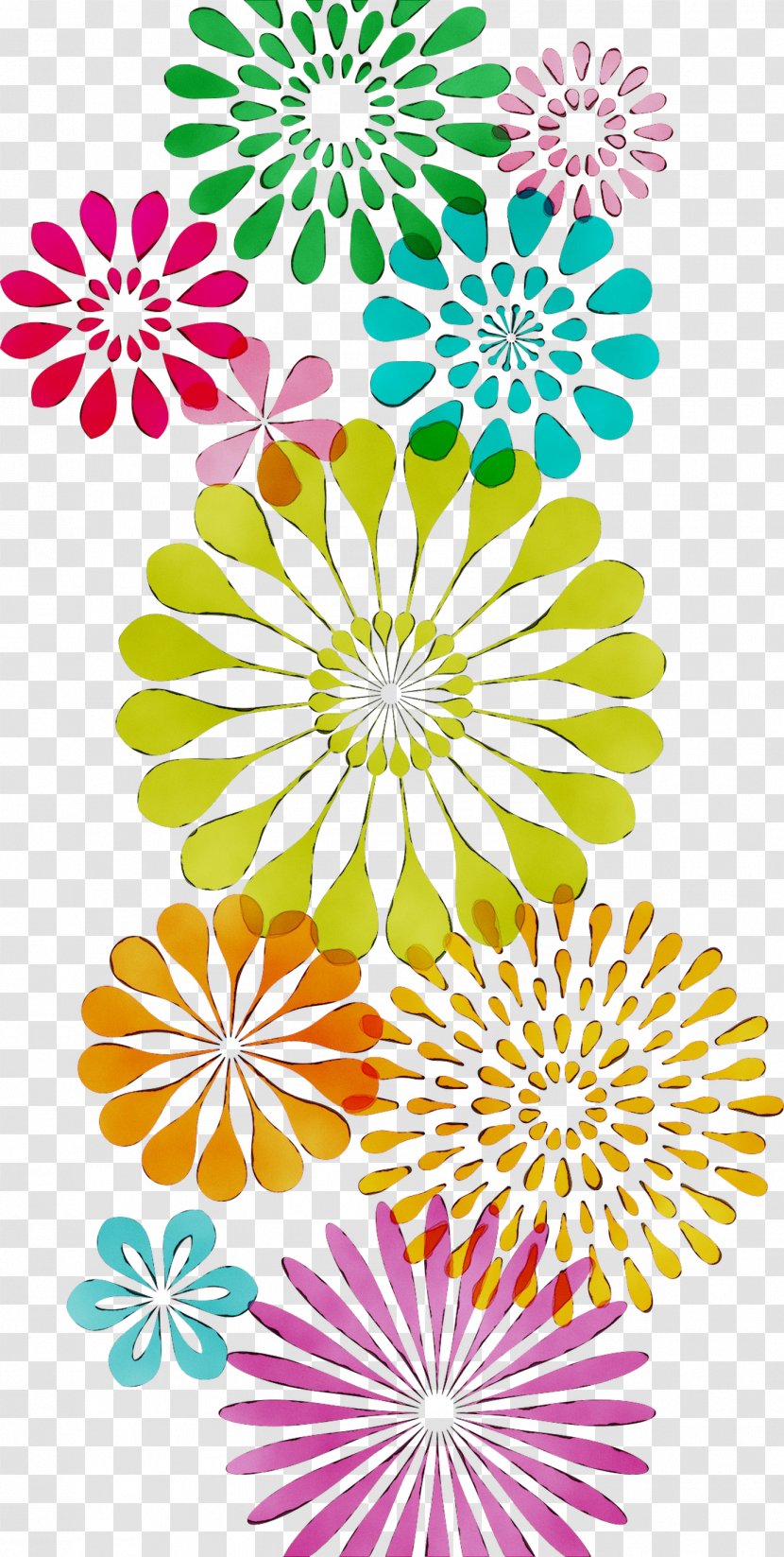 Floral Design Cut Flowers Chrysanthemum Pattern Leaf - Point - Plant Transparent PNG