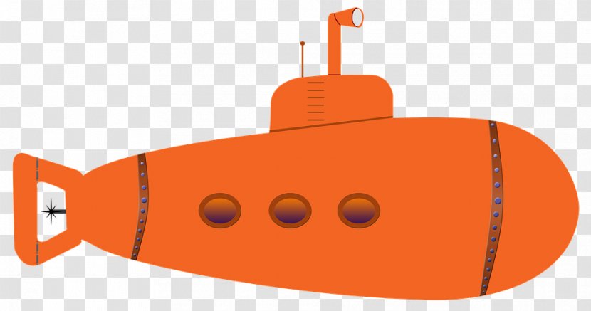 Submarine Download Clip Art - Orange - Digital Image Transparent PNG