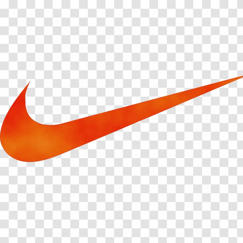 Nike Just Do It Logo - Sticker - Orange Air Force Transparent PNG