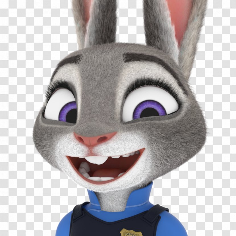 Rabbit Lt. Judy Hopps Sticker Telegram Stuffed Animals & Cuddly Toys - Lt Transparent PNG