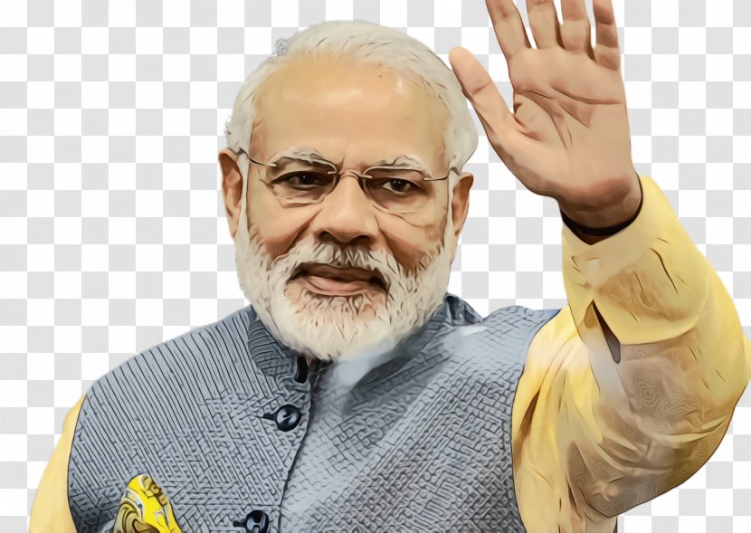 Modi Cartoon - Beard - Gesture Human Transparent PNG