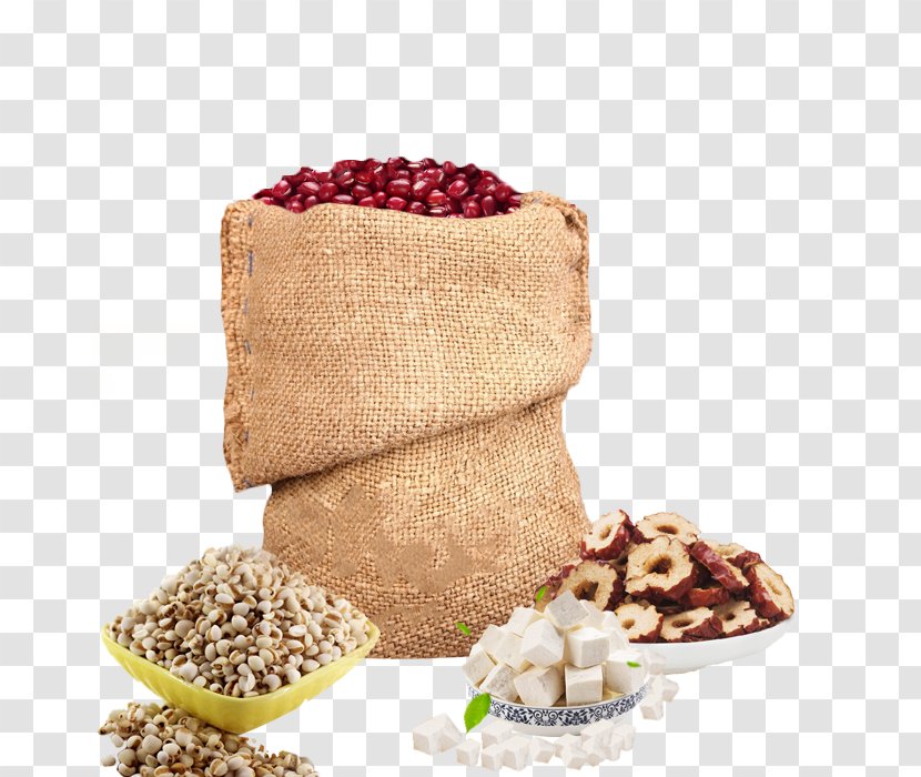 Adlay Adzuki Bean Ingredient - Snack - Red Beans Barley Ingredients Transparent PNG