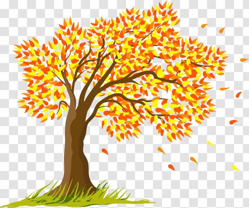 Tree Season Clip Art - Branch - The Autumn Outing Transparent PNG
