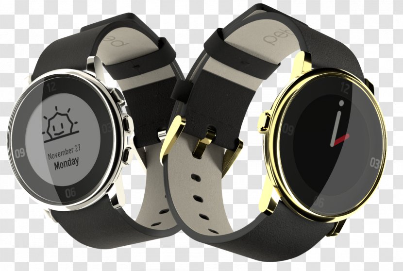 Pebble Time Round Gold Samsung Gear S3 - Strap Transparent PNG
