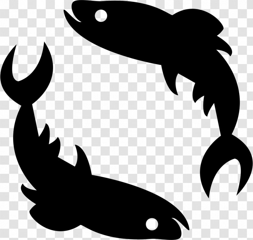 Pisces Astrological Sign Zodiac Horoscope Astrology - Monochrome Photography Transparent PNG