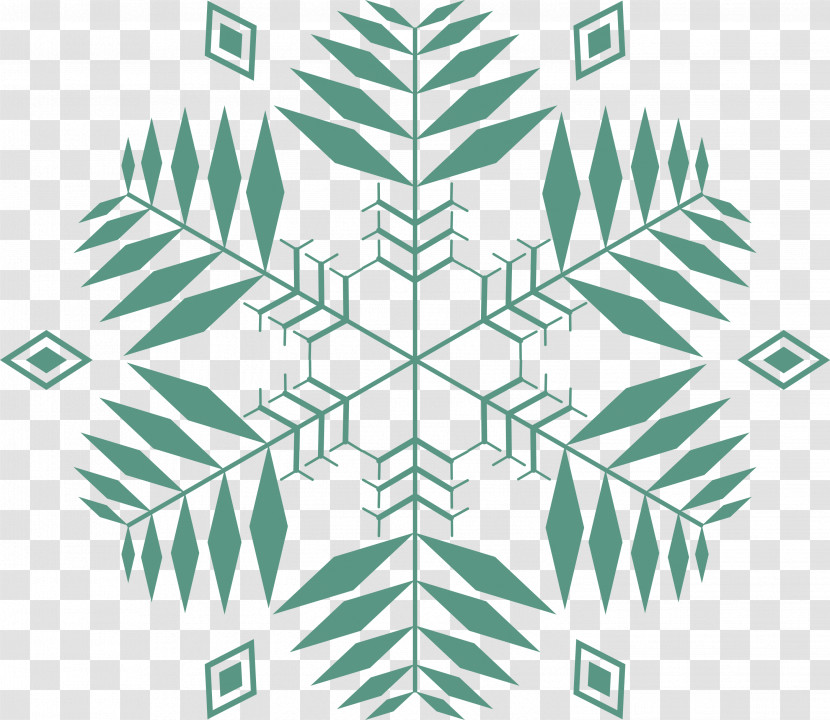 Snowflake Winter Christmas Transparent PNG