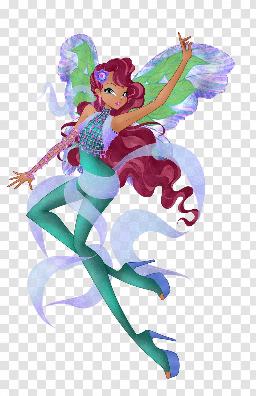 Aisha Musa Bloom DeviantArt - Silhouette - Winx Transparent PNG