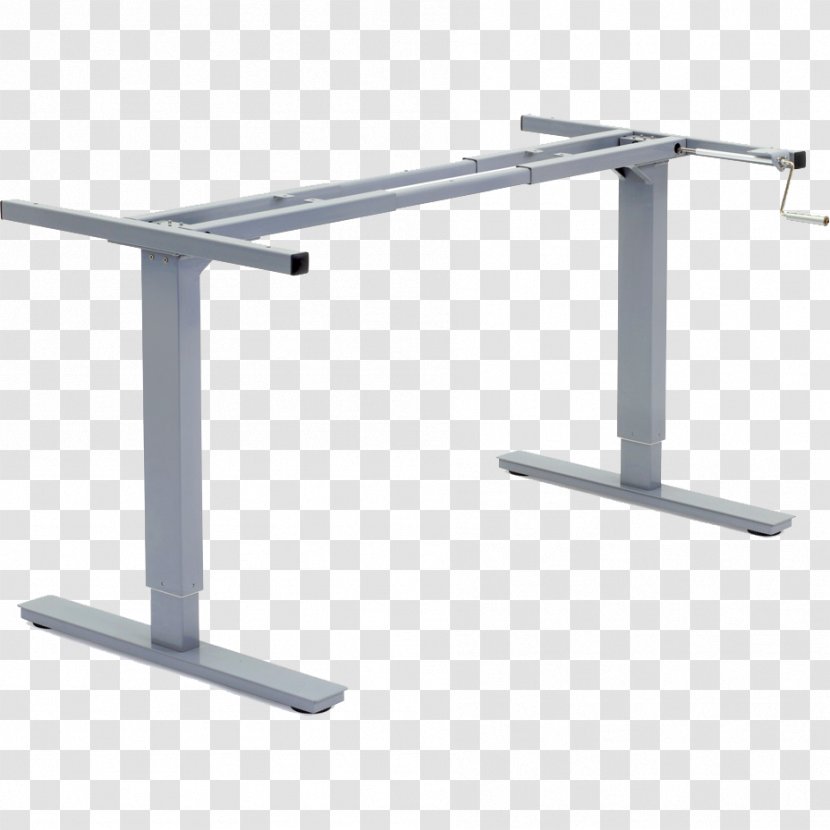 Standing Desk Sit-stand Winch Table Transparent PNG
