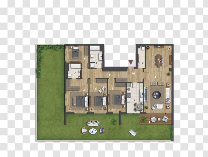 House Real Estate Floor Plan Apartment Architectural Engineering - Facade Transparent PNG