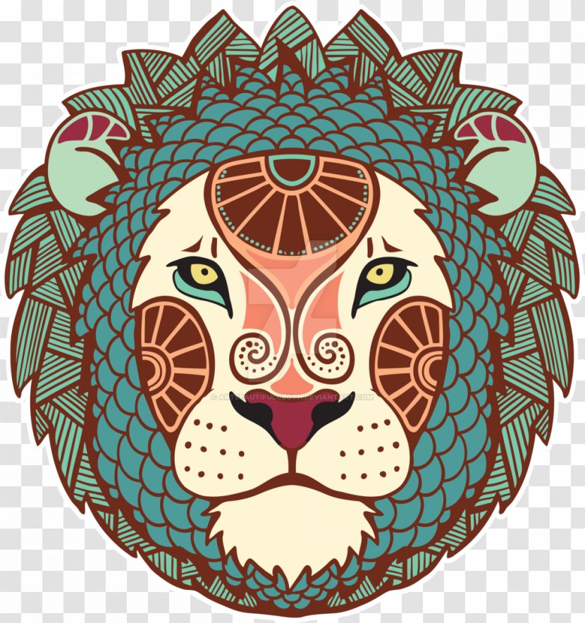 Lion - Watercolor - Head Transparent Image Transparent PNG