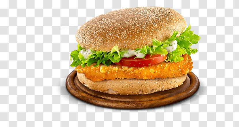 Salmon Burger Cheeseburger Fast Food Buffalo Hamburger - Junk - Crispy Chicken Transparent PNG