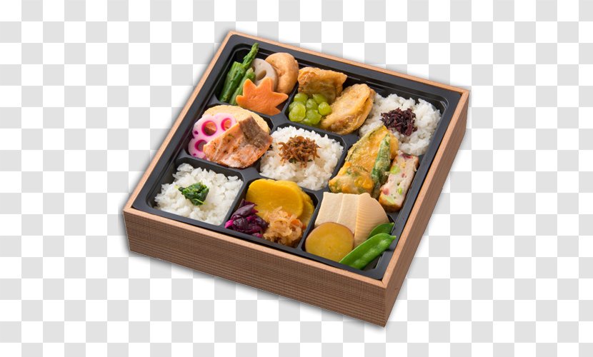 Bento Japanese Cuisine Makunouchi Osechi Kaiseki - Food - Sushi Transparent PNG