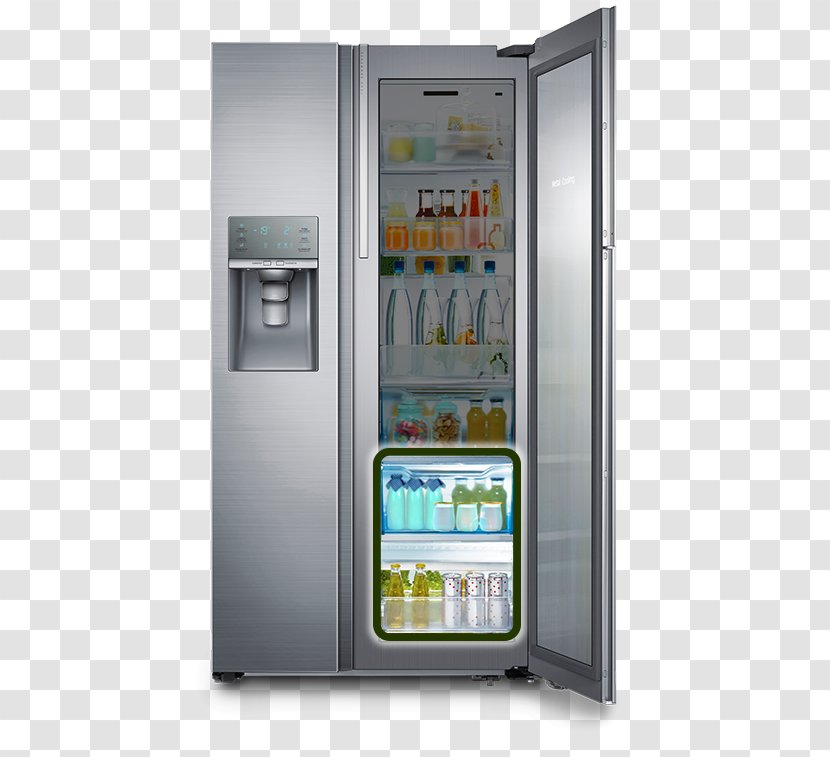Refrigerator Samsung Food ShowCase RH77H90507H Cubic Foot RH22H9010 - Freezers - Showcase Transparent PNG